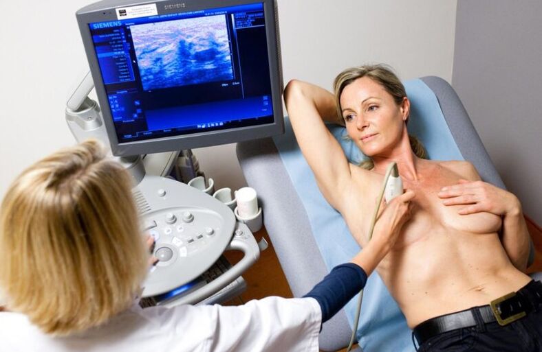 Ultrasound ng mga glandula ng mammary bago ang pagdaragdag ng dibdib na may hyaluronic acid